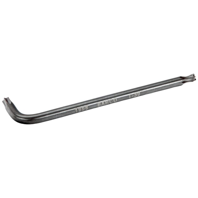Langer Torx-winkelschraubendreher, Mit Kugelkopf, Phosphatiert, T10 X 86 Mm - Bahco