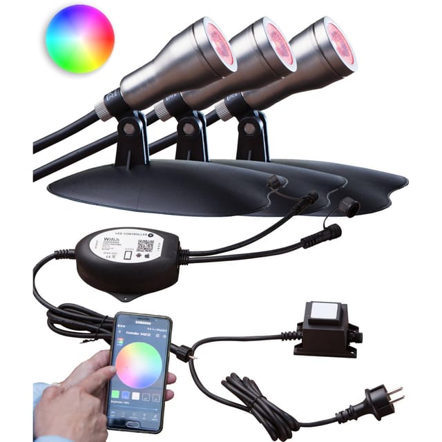 Heissner - Smart Lights Starter Set 'wifi' Inkl. 3 Rgb Spots