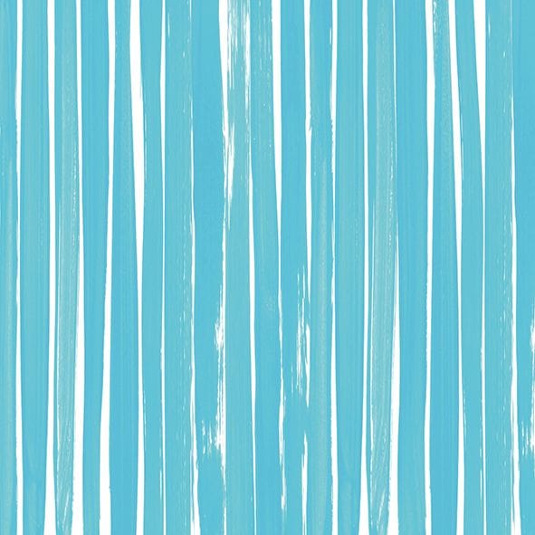 Braun&company - Serviette Brush Stripe Blau 33 X 33 Cm 20er Pack Tischservietten