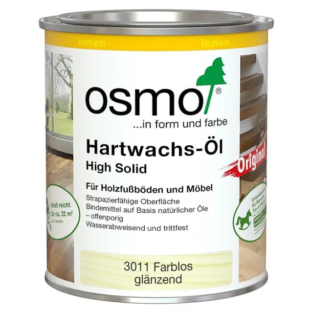 3011 Hartwachs Öl Glänzend 750ml - Osmo
