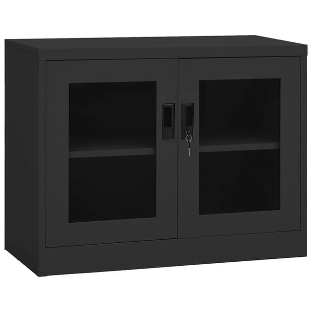 Büroschrank Anthrazit 90x40x70 Cm Stahl Vidaxl