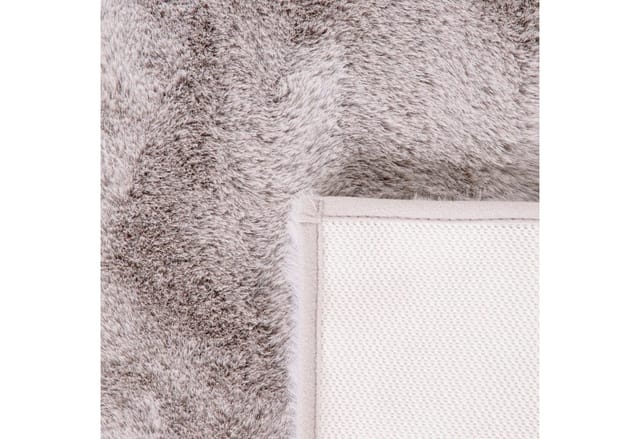 Paco Home Badezimmerteppich Badematte Badteppich Rutschfest Flauschig Waschbar Einfarbig Grau, 50x80 Cm