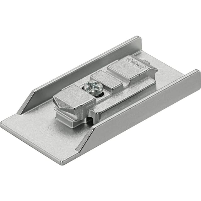 Clip Cristallo Montageplatte , Zink Vernickelt, Kleben, Distanz 0 Mm - Blum