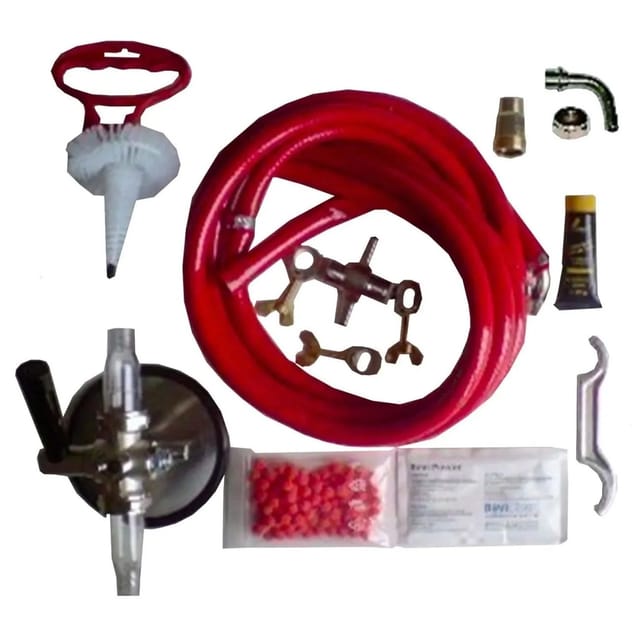 Reinigungsset Für Zapfanlage Und Keg - Groß - 1leitig - 7mm Mit 28 Mm Adapter