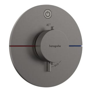 Showerselect Comfort - Unterputz-thermostatarmatur, Chrom Schwarz Gebürstet 15553340 - Hansgrohe