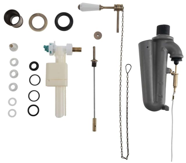 Sapho - Kerasan Waldorf - Spülmechanismus Mit Kette Retro, Chrom, Bronze 754593