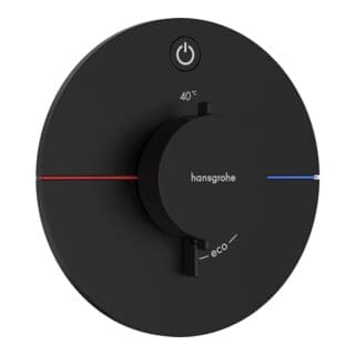Showerselect Comfort - Unterputz-thermostatarmatur, Schwarz Matt 15553670 - Hansgrohe