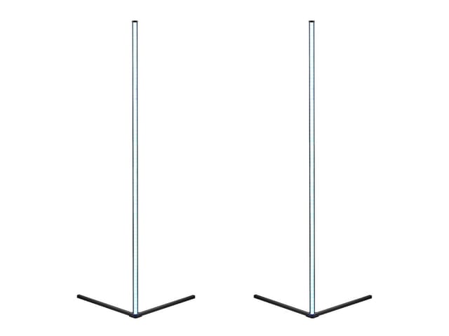 2er Set Led Stehleuchten Mit Fernbedienung, Rgb & Sound Control - H 141cm