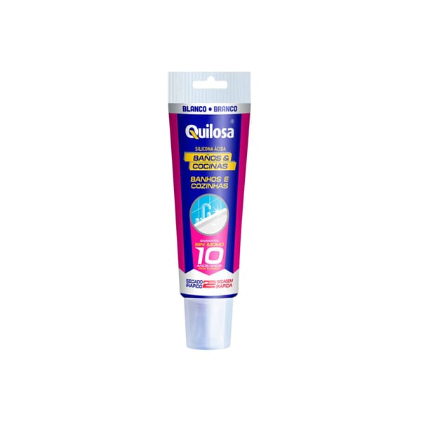 Quilosa - 100ml Tube Silikon Bad Küche Anti-schimmel Durchscheinend