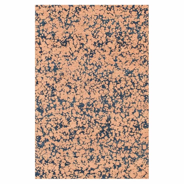 Beneffito - Teppich – Cloud Kollektion – Indischblau – Teppich – Orange – 80x150cm