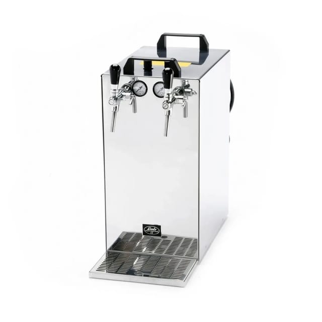 Zapfanlage, Bierzapfanlage Kontakt 155/r Green Line, 2-leitig Trockenkühlgerät Aus Edelstahl, 160 Liter/h