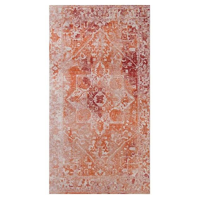Beneffito - Teppich - Heris Kollektion - Ziegel - Teppich - Rot - 80x150cm