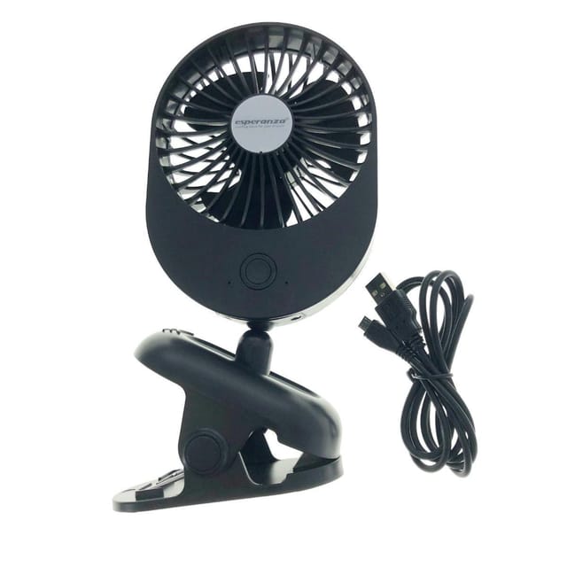 Esperanza Ehf103k, Ventilator Usb Kompakt, Schwarz