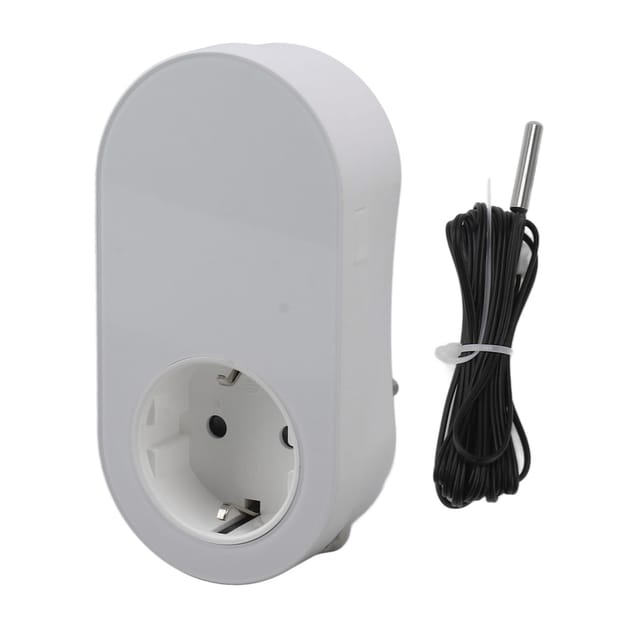 Eosnow 16a Smart Wifi Thermostat Stecker Steckdose Automatisch Einstellbar Wireless In Temperaturregler Steckdose Für Zuhause Weiß