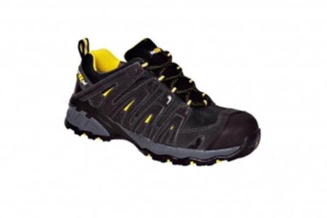 Texxor® S1-sicherheitshalbschuhe Lyon Schwarz/gelb 6112 Gr.48