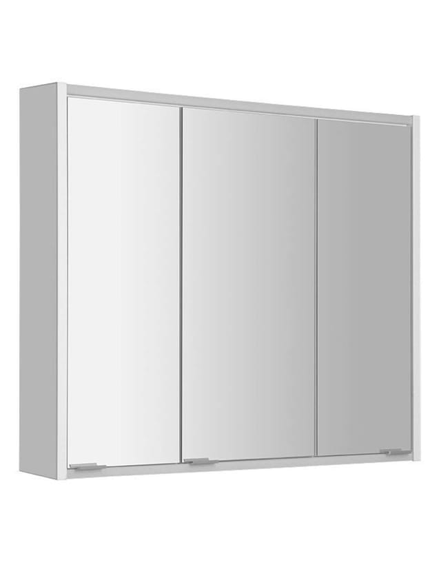Sapho - Batu - Spiegelschrank Mit Led-beleuchtung, 80x71x15 Cm, Weiß 1141131