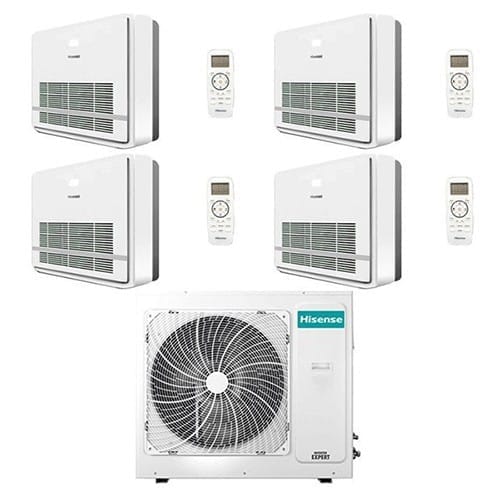 Klimaanlage Hisense Console Turbo Series R32 Split-inverter-panels 9000 + 9000 + 9000 Btu Mit E.u. 4amw81u4rjc Neue Klasse A++/a+