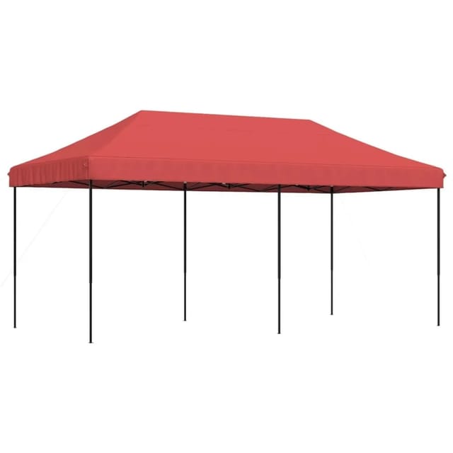 Partyzelt Faltbar Pop-up Burgunderrot 580x292x315 Cm Vidaxl