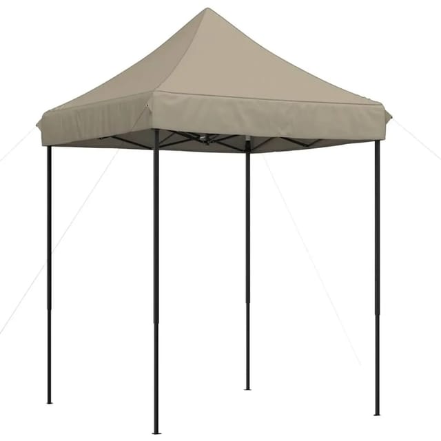 Partyzelt Faltbar Pop-up Taupe 200x200x306 Cm Vidaxl
