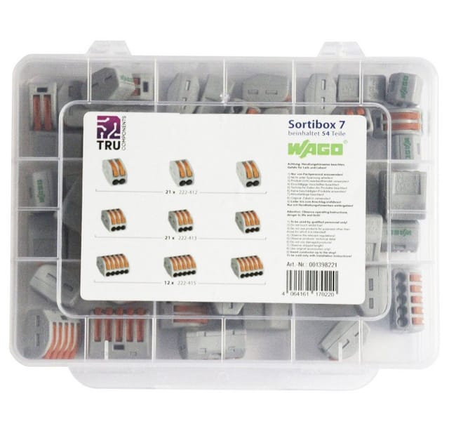 Wago - Wa-741-744 Verbindungsklemmen-sortiment Flexibel: 0.08-2.5 Mm² Starr: 0.08-2.5 Mm² 54 St.