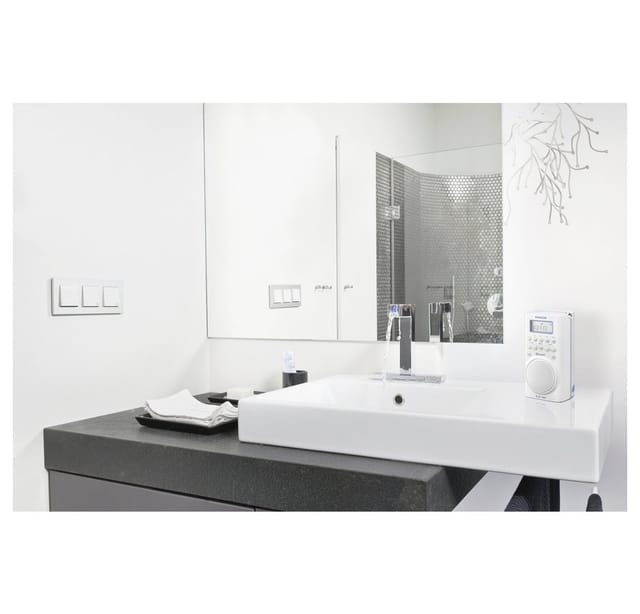 H205 Badradio Dab+, Ukw Bluetooth® Wasserdicht Weiß - Sangean