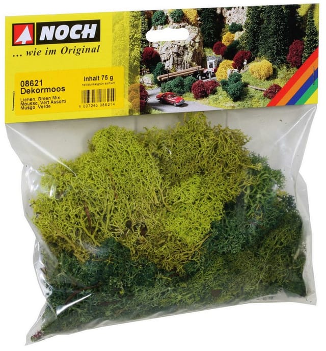 Noch 8621 Moos Hellgrün, Dunkelgrün