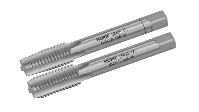 Bricoline - Gewindebohrer M5x0,80mm, Gwintownik, 2 Stück, Zum Feingewindeschneiden Of Gewinde In Metallen, Ideal Für Stahl Und Aluminium, Präzises Werkzeug Für Industrielle Anwendungen.