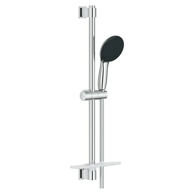 Vitalio Start - Set: Handbrause, Schlauch Und Stange Mit Ablage, 2 Strahlarten, Chrom 26952001 - Grohe