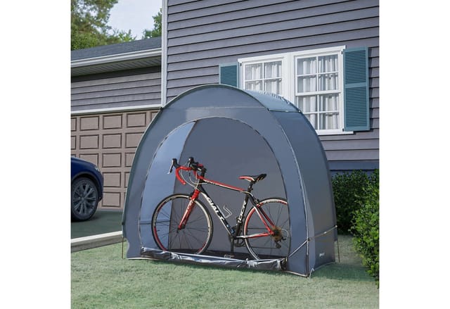Fahrradzelt Bergendal 198x84x160 Cm Grau [pro.tec]