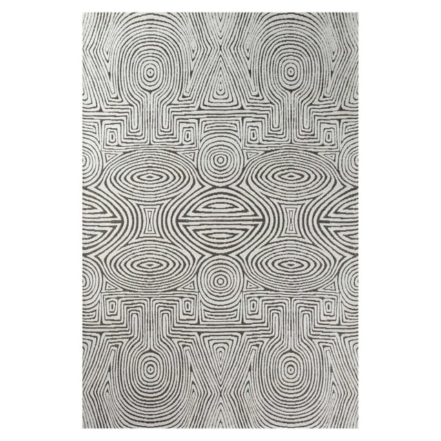 Teppich – Kollektion Tabasco Beneffito – Ebenholz Elfenbein – Teppich – Elfenbein – 140x200cm
