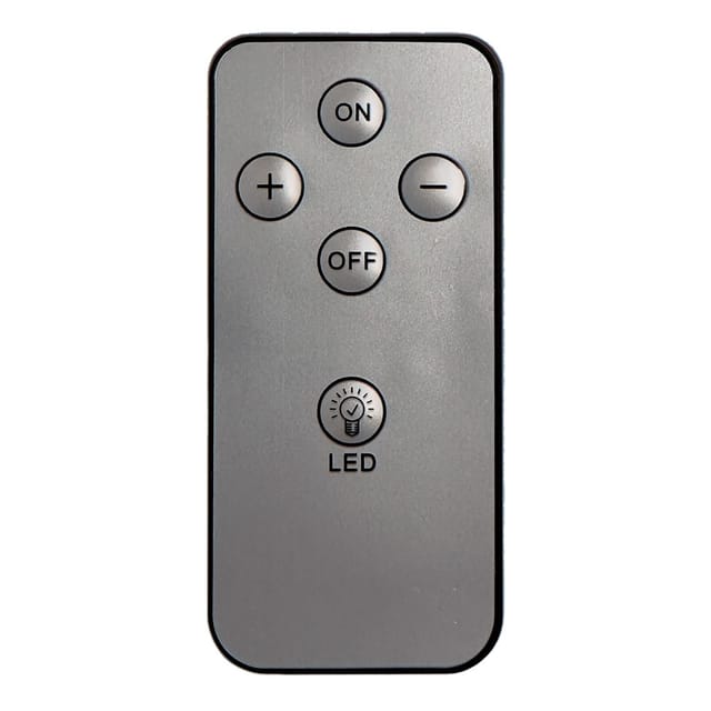 Edm - Fernbedienung Für Ventilator 33524 33523 Silber Ersatzteil