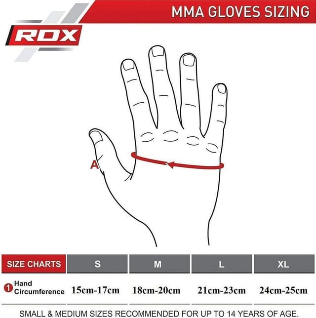 Rdx Mma Sparring Handschuhe T15 Noir Schwarz Größe S