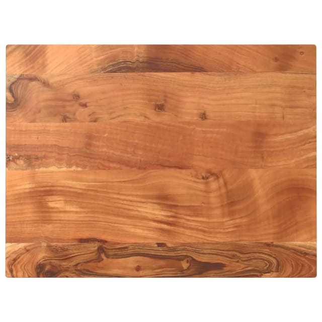 Tischplatte 80x50x3,8 Cm Rechteckig Massivholz Akazie Vidaxl