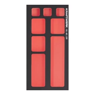 Pro Line Eva3 Kleinteile Einlage 20x40 Cm, 8 Fächer