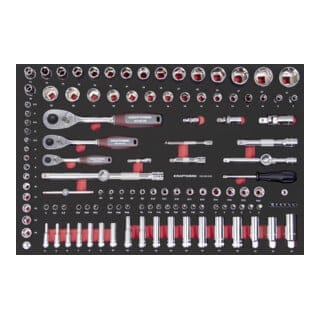 Pro Line Eva Einlage 1/4"+3/8"+1/2" 60x40 125-tlg.