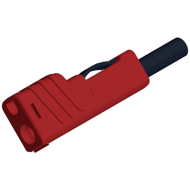 Sls 200 Laborstecker Stecker, Gerade Stift-ø: 4 Mm Rot 1 St. - Sks Hirschmann