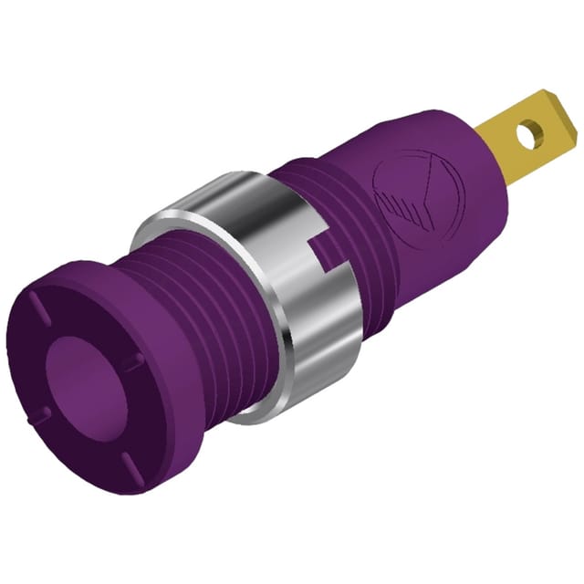 Mseb 2610 F 2,8 Au Sicherheits-laborbuchse Buchse, Einbau Vertikal Stift-ø: 2 Mm Viol - Sks Hirschmann