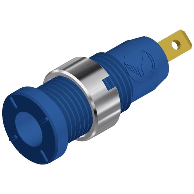 Mseb 2610 F 2,8 Au Sicherheits-laborbuchse Buchse, Einbau Vertikal Stift-ø: 2 Mm Blau - Sks Hirschmann