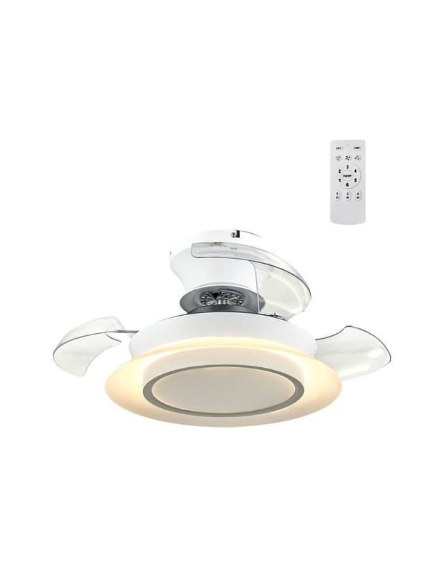 Led-deckenventilator Mit Einziehbaren Flügeln Villa 18w 1800lm