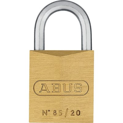Vorhangschloss Messing 85/20 Gl.-0196 - Abus