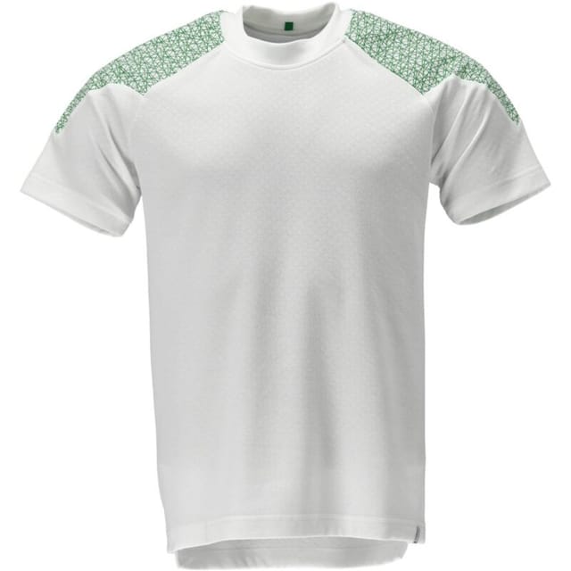 Mascot - T-shirt 20082-933-06333 Gr. 5xl Weiss/grasgrün