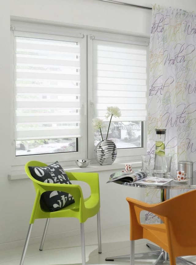 Easyfix Doppelrollo Weiß 90 X 150 Cm - Gardinia