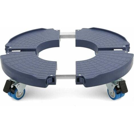 Tigrezy - Pflanzenständer Auf Rädern, Um 360° Drehbar, Tragfähigkeit 200 Kg, Verstellbares Rolltablett Ø 40–54 Cm, Blumentopf-halterung Für Drinnen Und Draußen, Pflanze, Sonnenschirmständer, Mülleimer