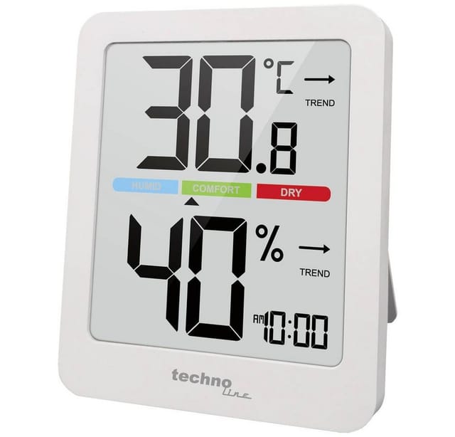 Techno Line Thermo-/hygrometer Weiß Ws9456
