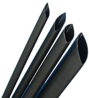 Weitere - Schrumpfschlauch 2,4 - 1,2 Mm Schrumpfrate 2:1, Schwarz 100 Cm Schlauch