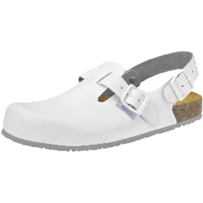 Abeba (8040) Clog Berufsschuhe Nature Ob Weiß 45