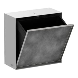 Hansgrohe - Xtrastoris Rock - Unterputz-abfallbehälter 6 L, Weiß Matt 56090700
