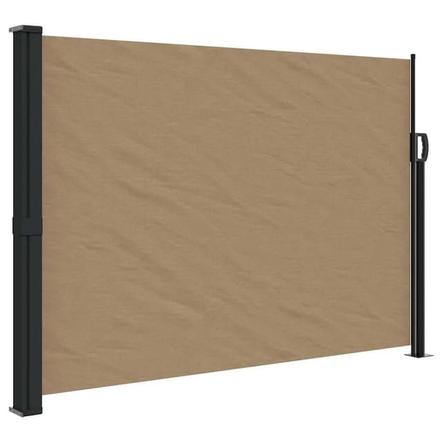 Seitenmarkise Ausziehbar Taupe 140x300 Cm - Vidaxl