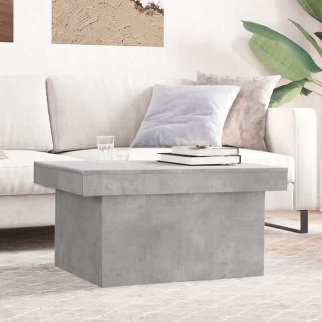 Couchtisch Betongrau 80x55x40 Cm Holzwerkstoff Vidaxl