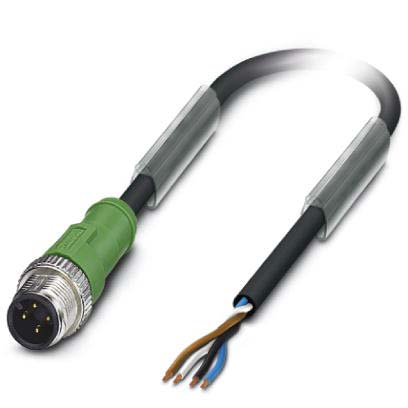 Phoenix Contact 1668043 Sensor-/aktor-steckverbinder, Konfektioniert M12 Stecker, Gerade 1.50 M Polz
